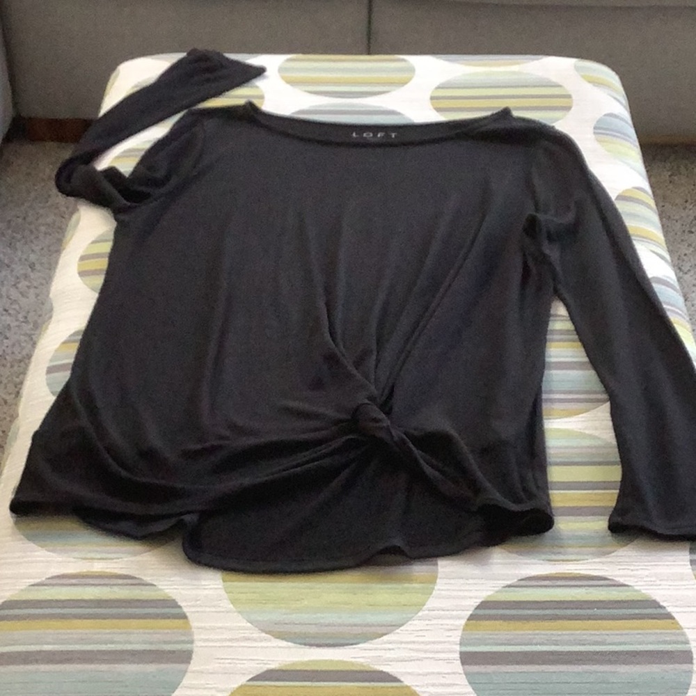 LOFT Black Women's Top size Large
